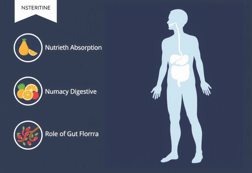 Proceso de digestión con enfoque en la absorción de nutrientes