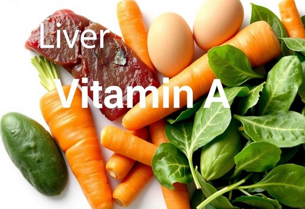 Alimentos vegetales y animales ricos en Vitamina A contrastados